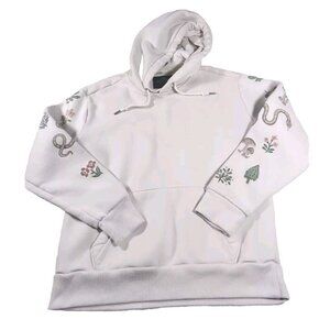 Hollister Extra Small XS Beige Hoodie With Prints Women